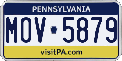 PA license plate MOV5879