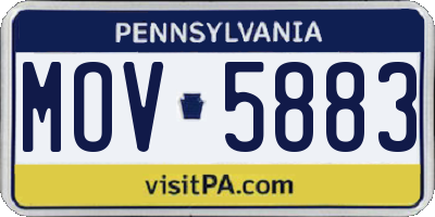 PA license plate MOV5883