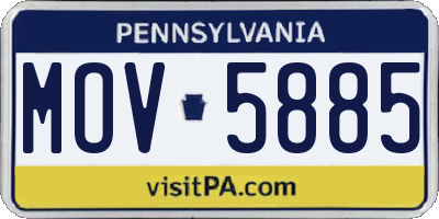PA license plate MOV5885