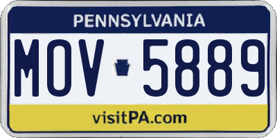 PA license plate MOV5889