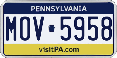 PA license plate MOV5958