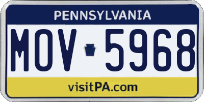 PA license plate MOV5968