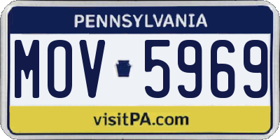 PA license plate MOV5969