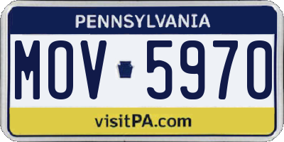 PA license plate MOV5970