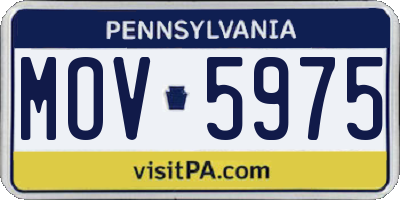 PA license plate MOV5975