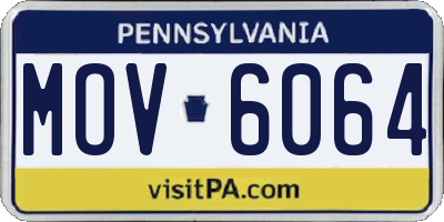 PA license plate MOV6064