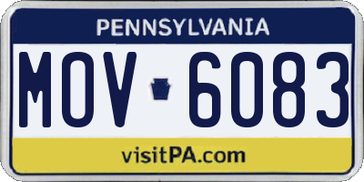 PA license plate MOV6083