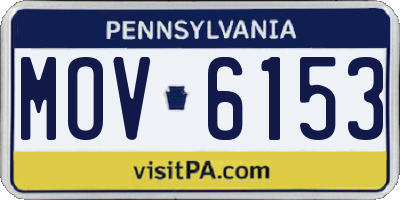 PA license plate MOV6153