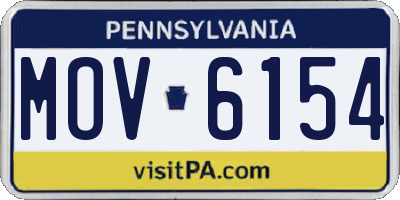 PA license plate MOV6154