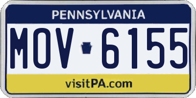 PA license plate MOV6155