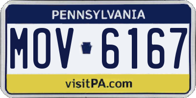 PA license plate MOV6167