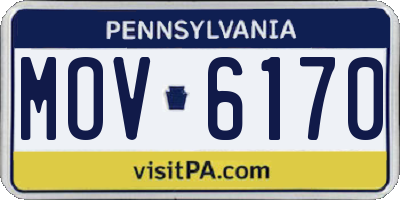 PA license plate MOV6170