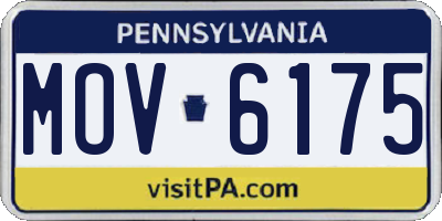 PA license plate MOV6175