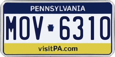 PA license plate MOV6310