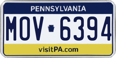 PA license plate MOV6394