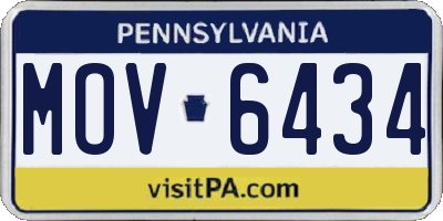 PA license plate MOV6434