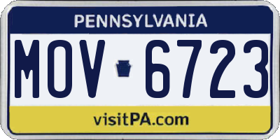 PA license plate MOV6723