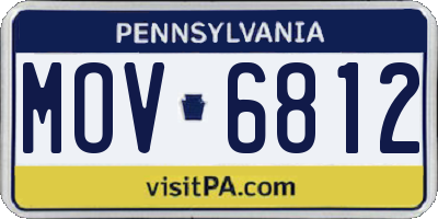 PA license plate MOV6812