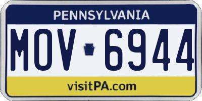 PA license plate MOV6944