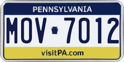 PA license plate MOV7012