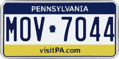 PA license plate MOV7044