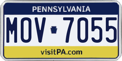 PA license plate MOV7055