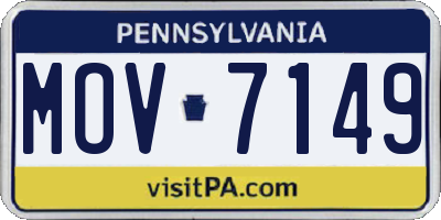 PA license plate MOV7149