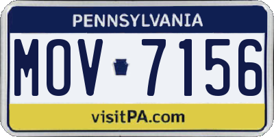 PA license plate MOV7156