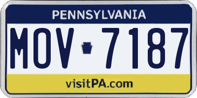 PA license plate MOV7187