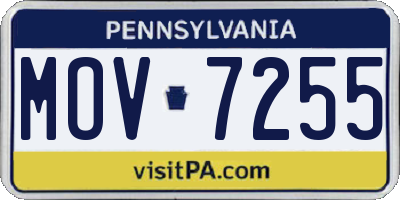 PA license plate MOV7255