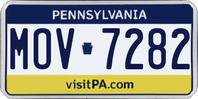 PA license plate MOV7282