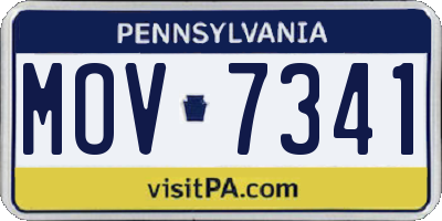 PA license plate MOV7341