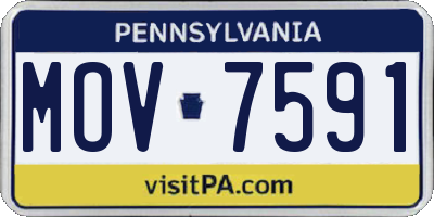PA license plate MOV7591