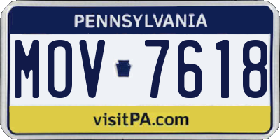 PA license plate MOV7618