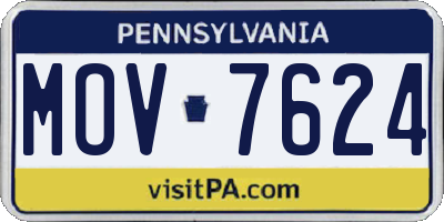 PA license plate MOV7624