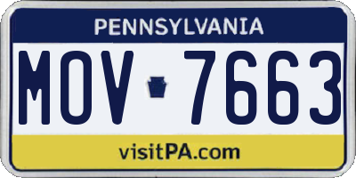 PA license plate MOV7663