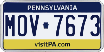 PA license plate MOV7673