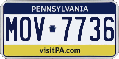 PA license plate MOV7736