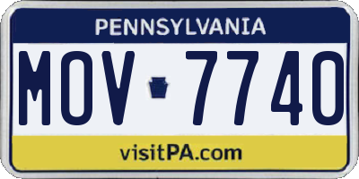 PA license plate MOV7740