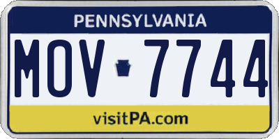 PA license plate MOV7744