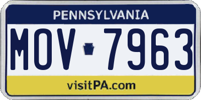 PA license plate MOV7963