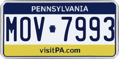 PA license plate MOV7993
