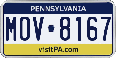 PA license plate MOV8167