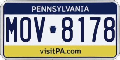 PA license plate MOV8178
