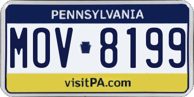 PA license plate MOV8199
