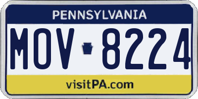 PA license plate MOV8224
