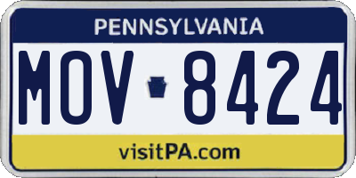 PA license plate MOV8424