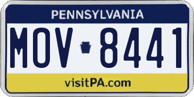 PA license plate MOV8441