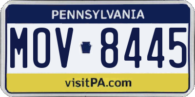 PA license plate MOV8445