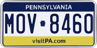 PA license plate MOV8460